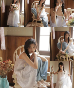 Alternative view of Concept “La Muse Cổ Điển” – Nàng Thơ Kiêu Sa Trong Không Gian Vintage Phủ Ánh Sáng Vàng