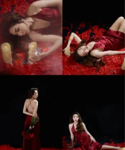 Alternative view of Concept “Scarlet Beauty Shot” – Beauty Close-Up Tông Đỏ Quyến Rũ Và Sắc Sảo